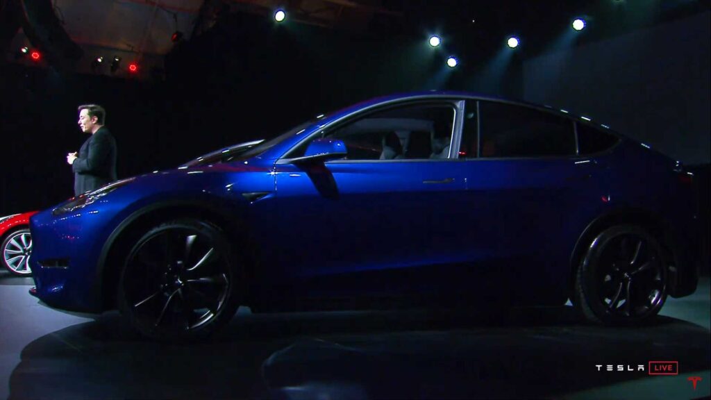 Tesla Model Y Blue