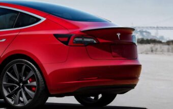Original Kulfiber Hækspoiler Tesla Model 3 Original Kulfiber Hækspoiler Tesla Model 3