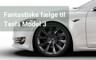 6 Sporty Tesla fælge til Model 3 - priser på dæk & fælge