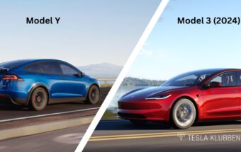 Sammenligning af Tesla Model Y vs Model 3 (2024)