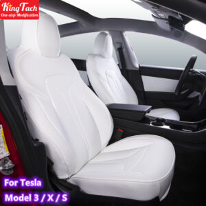 Nappa top quality Leather Seat Covers For Tesla Model 3 X S Half Surround Car Seat Protector Inerior Accessories