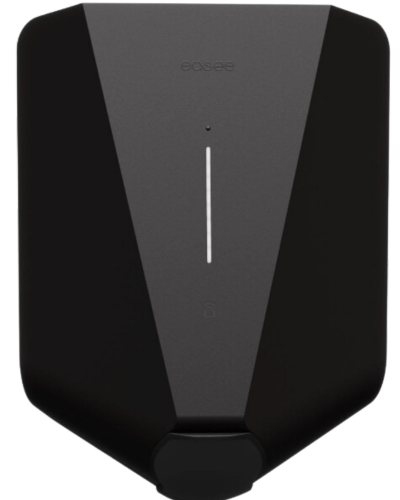 zaptec go Rock Grey HomeCharge lejeladeboks er en Easee Liste ladestander i sort