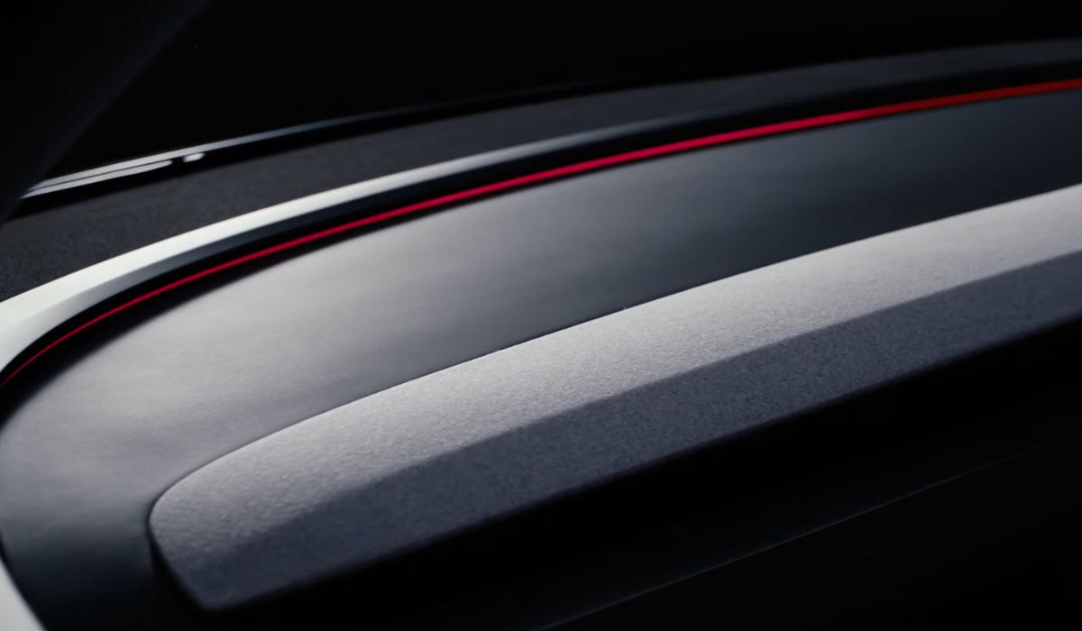 Stemningsbelysning i Tesla Model Y - ambilight i alle farver