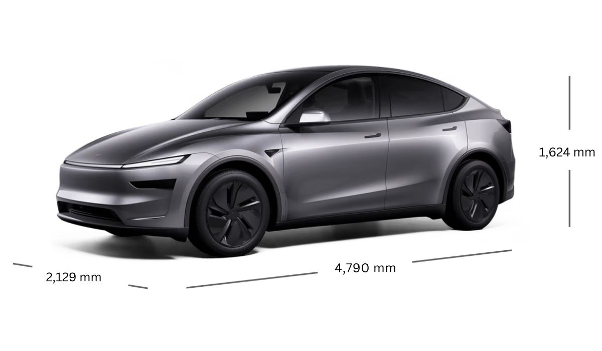 Tesla Model Y dimensioner Tesla Model Y dimensioner