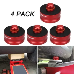 KKMOON For Tesla Model 3 4pcs Aluminum solid Jack Lift Point Pad Adapter Jack Pad Tool Chassis Dedicated Car Accessories