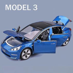 1:32 Tesla Model X Model 3 Model S Model Y Legering Bilmodel Diecasts Legetøjsbil Lyd og Lys Børnelegetøj til Børn Gaver Drengelegetøj