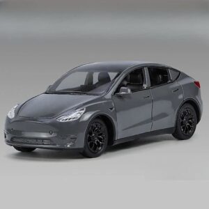1/32 Tesla Model Y SUV Legetøjsbil Model Diecast Legering Metal Miniatur Lyd & Lys Træk Tilbage 1:32 Samling Gave Til Dreng Børn