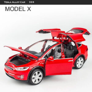 1:32 Tesla Model X Model 3 Model S Model Y Legering Bilmodel Diecasts Legetøjsbil Lyd Og Lys Børnelegetøj Til Børnegaver Drengelegetøj