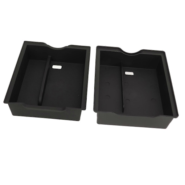 Midterkonsol Organizer Øget Plads Vandtæt Blød Klud Pad Armlæns Opbevaringsboks Erstatning Til Tesla Model 3 Y Sort