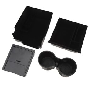 Midterkonsoll Organizer Bakke Armlæn Opbevaringsboks Kopholder Udskiftning til Tesla Model Y Model 3 2021 til 2023