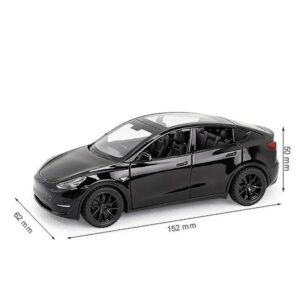 Tesla Model Y Træk Tilbage Legetøjsbil med Lys & Lyd, 1:32 Skala Model [ZHE]