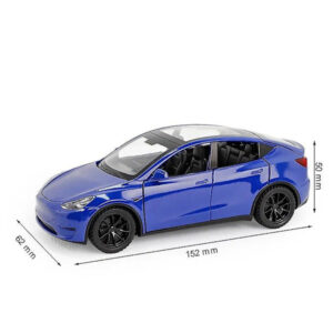 1/32 Tesla Model Y SUV Legetøjsbil Model Diecast Legering Metal Miniatur Lyd & Lys Træk Tilbage 1:32 Samling Gave Til Dreng Børn