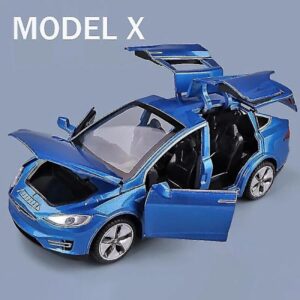 1:32 Tesla Model X Model 3 Model S Model Y Legering Bilmodel Diecasts Legetøjsbil Lyd Og Lys Børnelegetøj Til Børn Gaver Drenge Legetøj