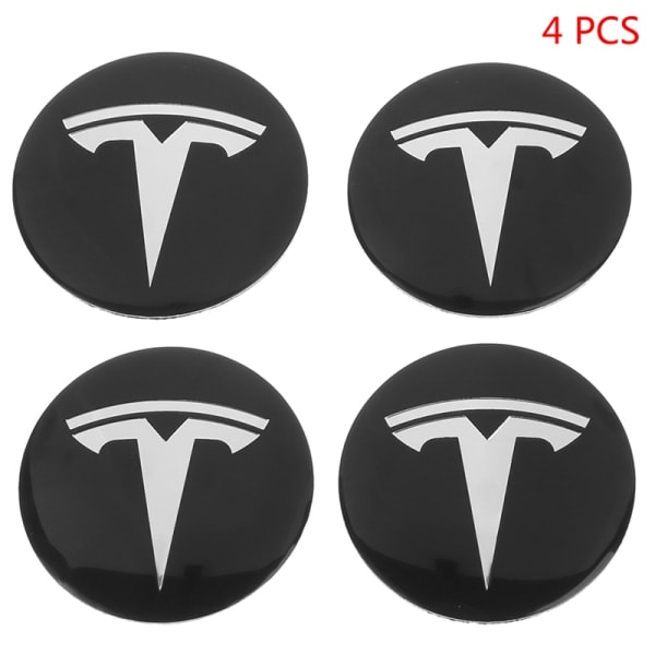 4 stk. hjulcenternavkapsæt til Tesla Model 3 Y Tesla Accesso