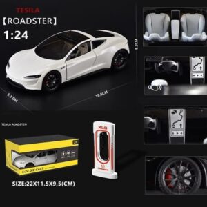 1:24 Tesla Model 3 Model Y Model S Model X Legering Støbt Bilmodel Lyd Og Lys Børns Legetøj Samleobjekter Fødselsdagsgave