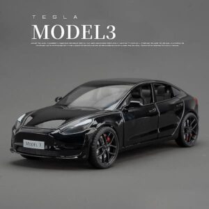 1:24 Tesla Roadster Model Y Model 3 Tesla Model S Legering Legetøjsbilmodel Lyd og lys Børnelegetøj Samleobjekt Fødselsdagsg gave