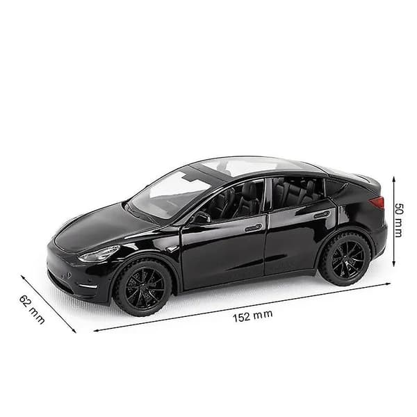 1/32 Tesla Model Y SUV Legetøjsbil Model Diecast Legering Metal Miniatur Lyd & Lys Træk Tilbage 1:32 Samling Gave Til Dreng Børn