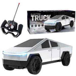 2025 For Tesla Cybertruck Fjernstyret Legetøjslastbiler Genopladeligt Batteri RC Mini Køretøjer Legetøj Julegaver til Drenge Piger 6+