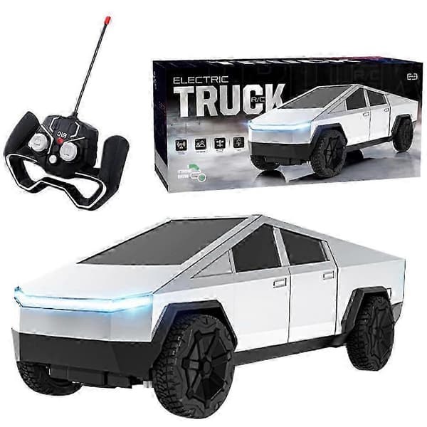 2025 For Tesla Cybertruck Fjernstyret Legetøjslastbiler Genopladeligt Batteri RC Mini Køretøjer Legetøj Julegaver til Drenge Piger 6+