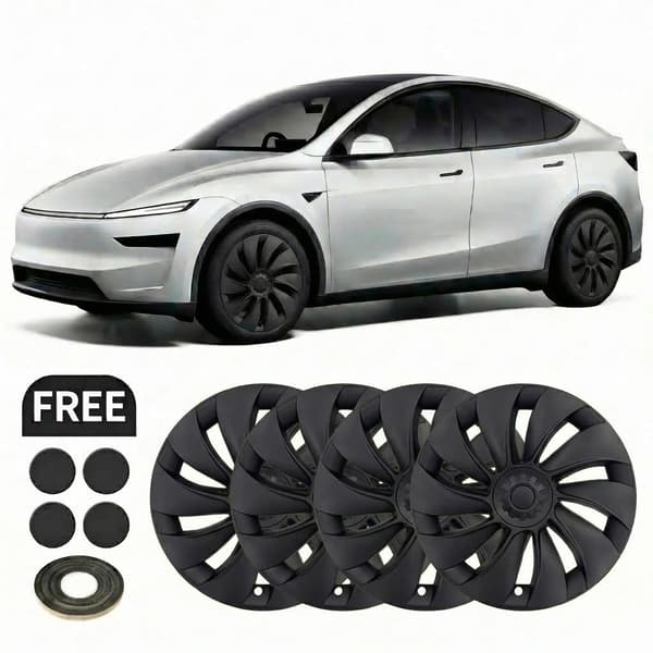 4-Pack Navkapsler Tesla Model Y Juniper 2025-2026 19" Fælgkapsler 4-Pak - Wheel Cover