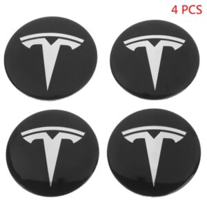 4 stk. hjulcenternavkapsæt til Tesla Model 3 Y Tesla Accesso