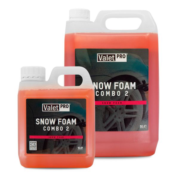 Forvaskmiddel VALETPRO Snow Foam Combo2 - Skummende / Voksopløsende, 1000 ml / Dunk