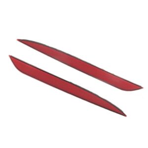 KZQ-1 Par Bagkofangerreflektor 1495817 00 C Venstre Højre Bagkofangerreflektor Strip Udskiftning til Tesla Model Y 2020 til 2023 Rød