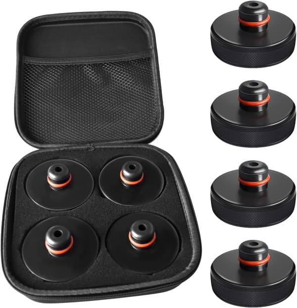 Lift Pad til Tesla Model 3/S/X/Y, 4 puder med opbevaringskasse