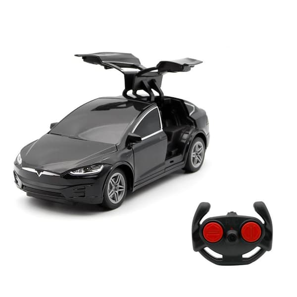 Nytår Jul 4-dørs Tesla fjernbetjeningsbil børnelegetøj julegave{hh}