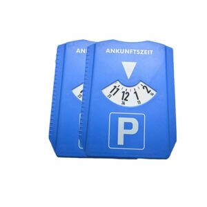 Parkeringsskive med isskraber til biler 2-Pack