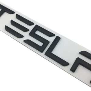 Tesla Model 3 X S bil bagagerums logo metal klistermærke bogstav bag m