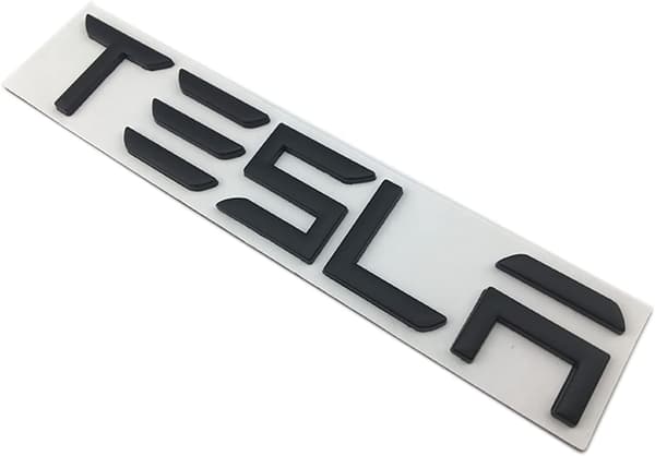 Tesla Model 3 X S bil bagagerums logo metal klistermærke bogstav bag m