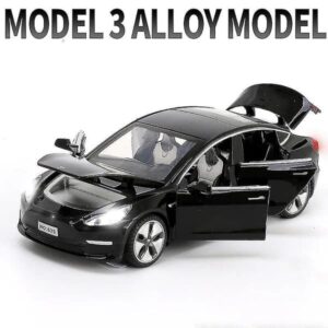 1:32 Tesla Model X Model 3 Model S Model Y Legering Bilmodel Diecasts Legetøjsbil Lyd Og Lys Børnelegetøj Til Børnegaver Drengelegetøj