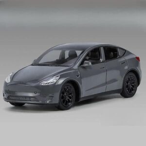1/32 Tesla Model Y SUV Legetøjsbil Model Trykstøbt Legering Metal Miniature Lyd & Lys Træk Tilbage 1:32 Samling Gave Til Dreng Børn