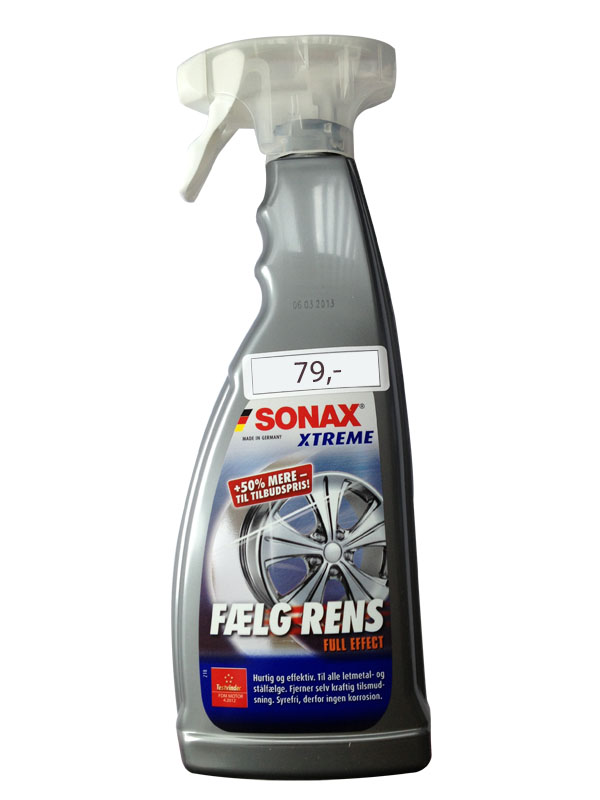 SONAX Xtreme Fælgrens Syrefri fælgrens til bil