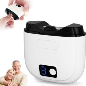 2026 Opdateret Elektrisk Negleklipper - 3 Hastigheder Elektrisk Negleklipper til Seniorer/Voksne/Børn/Baby Tånegle - Genopladelig Automatisk Negletrimmer