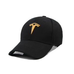 Forår og efterår Mænds udendørs F1 racerhat broderet billogo baseballkasket Tesla 4S butik mindehat